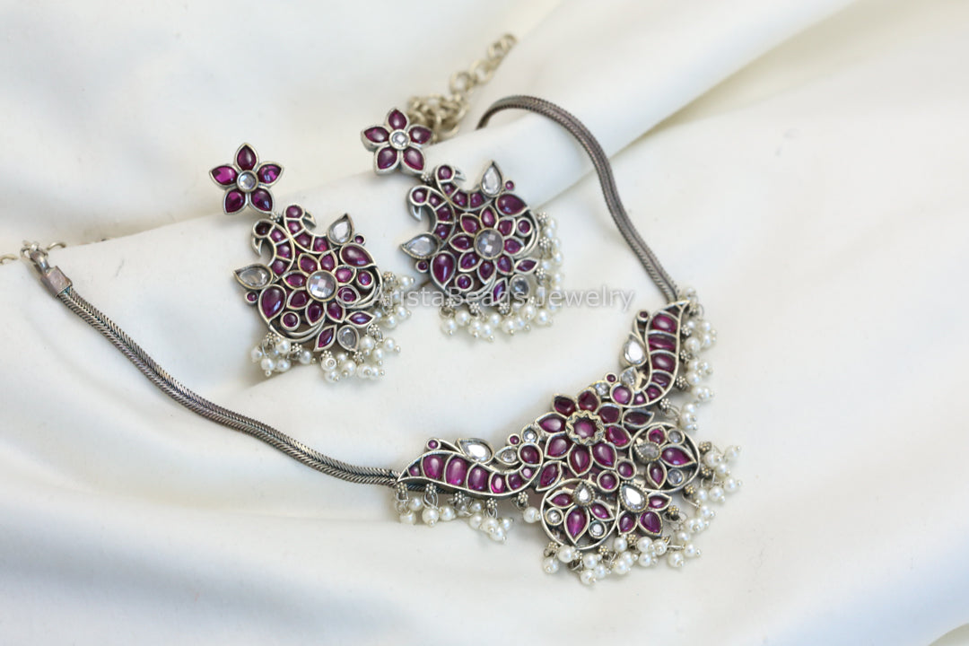 Silver Replica Kemp Necklace Set