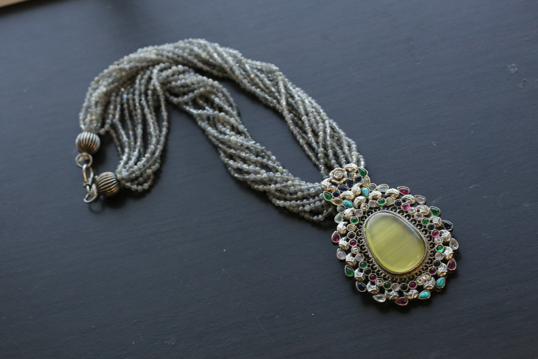 Labradorite Mala Necklace