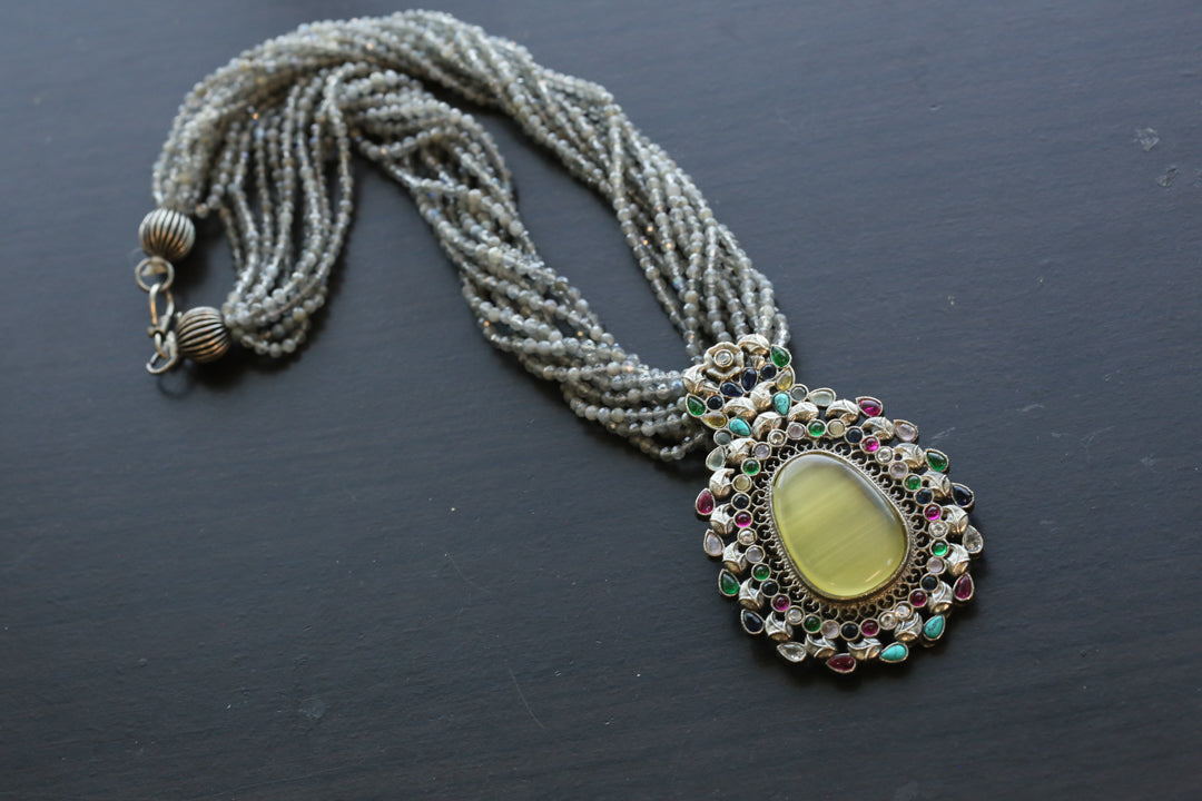 Labradorite Mala Necklace