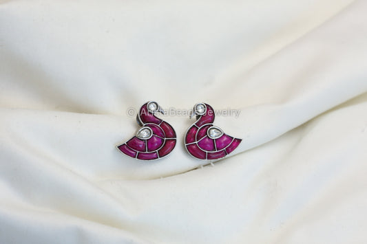 Cute Ruby Studs
