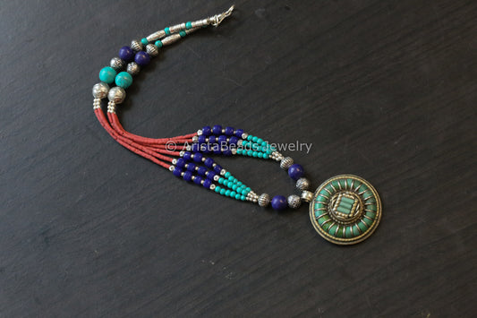 Dainty Tibetan Necklace - Design 1