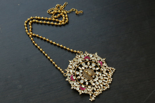 925 Sterling Silver Kundan Necklace