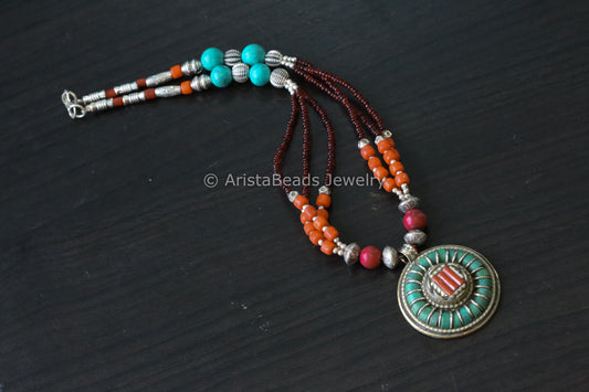 Dainty Tibetan Necklace - Design 3