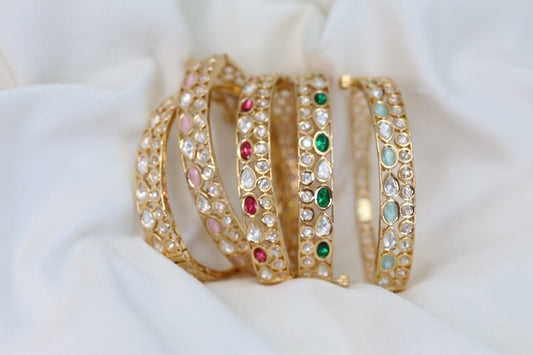 Premium Polki Bracelets (Openable)