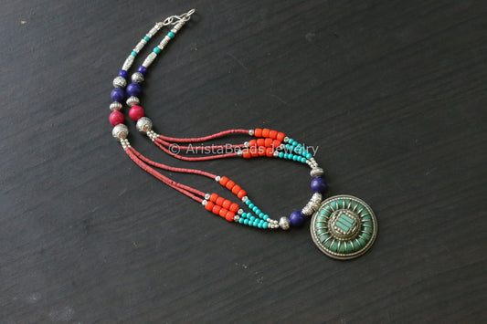 Dainty Tibetan Necklace - Design 5