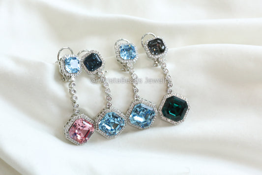 Designer Austrian Swarovski Crystal Earrings