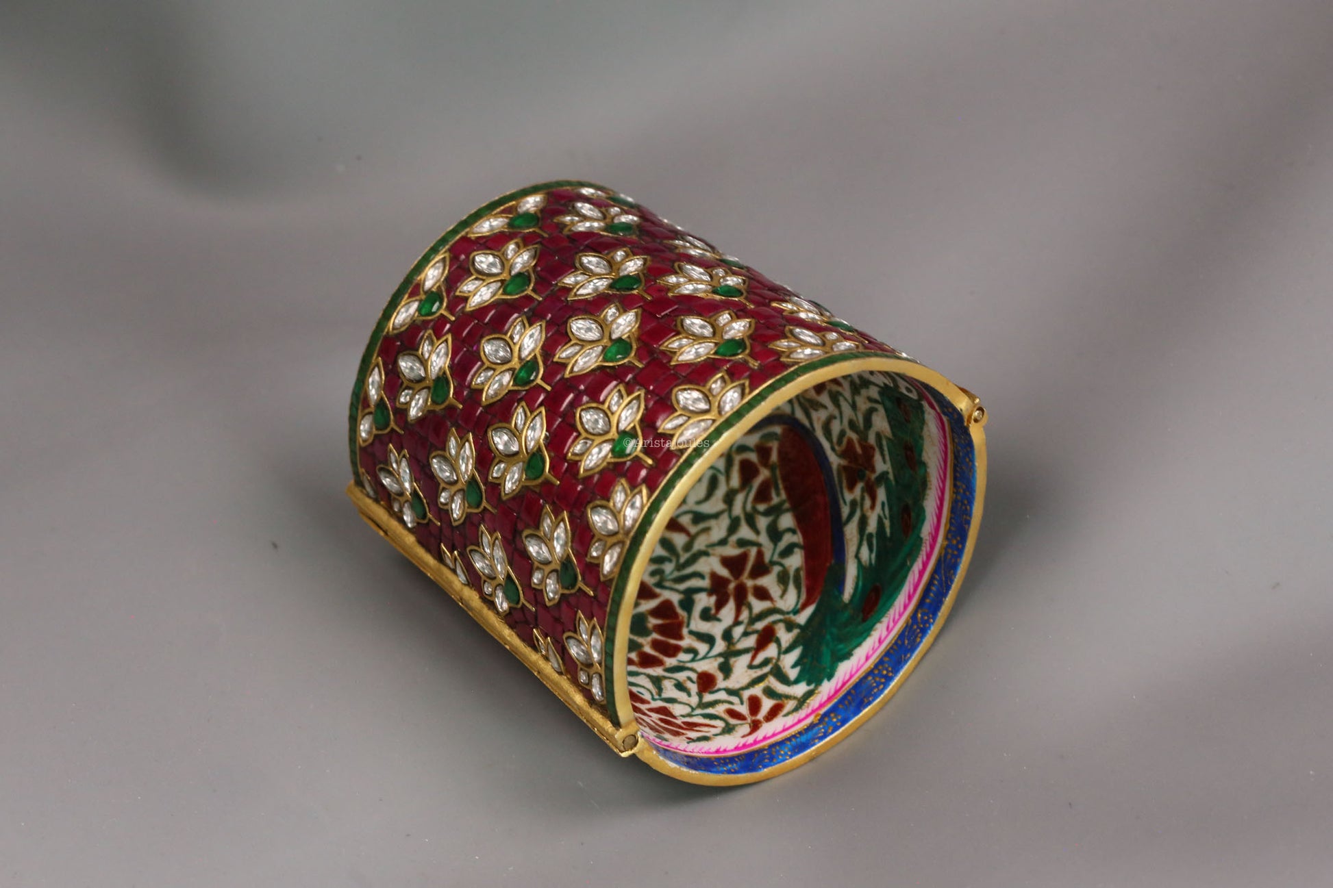 Yuvrani Designer Jadau Kundan Bangle (Openable)