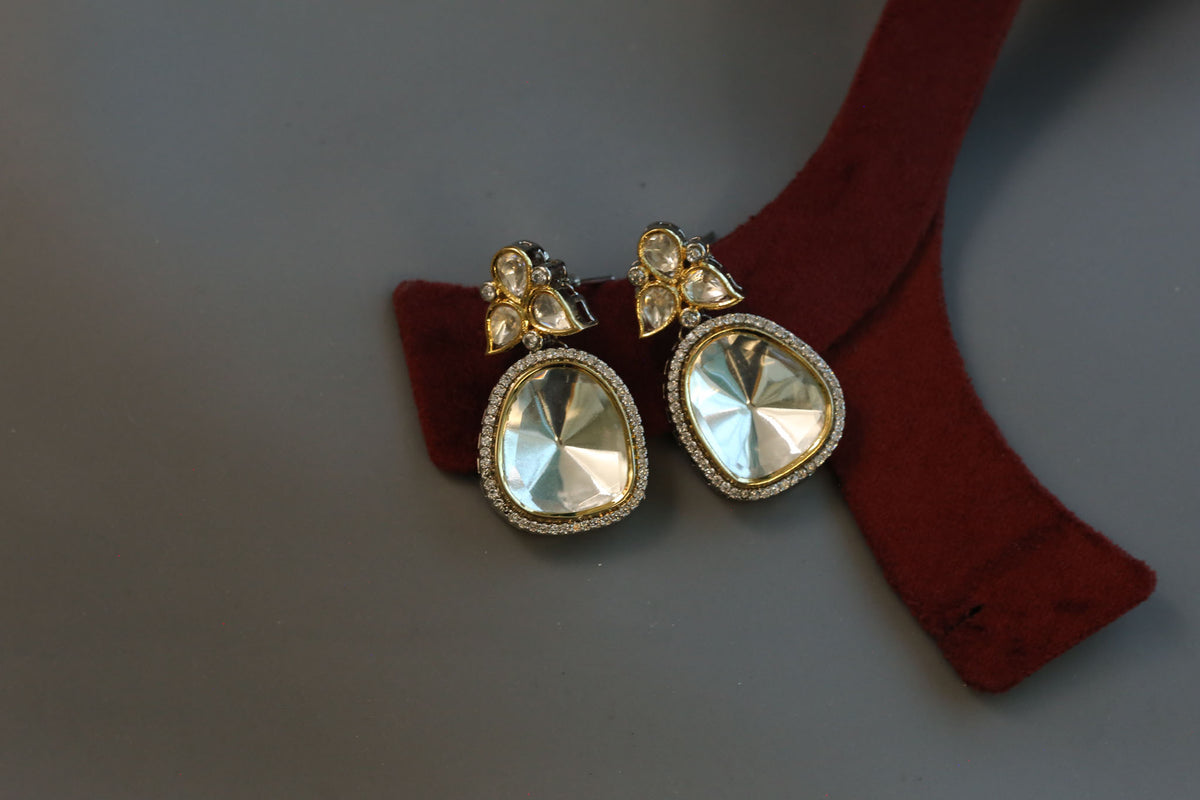Meesha Uncut Polki Earrings