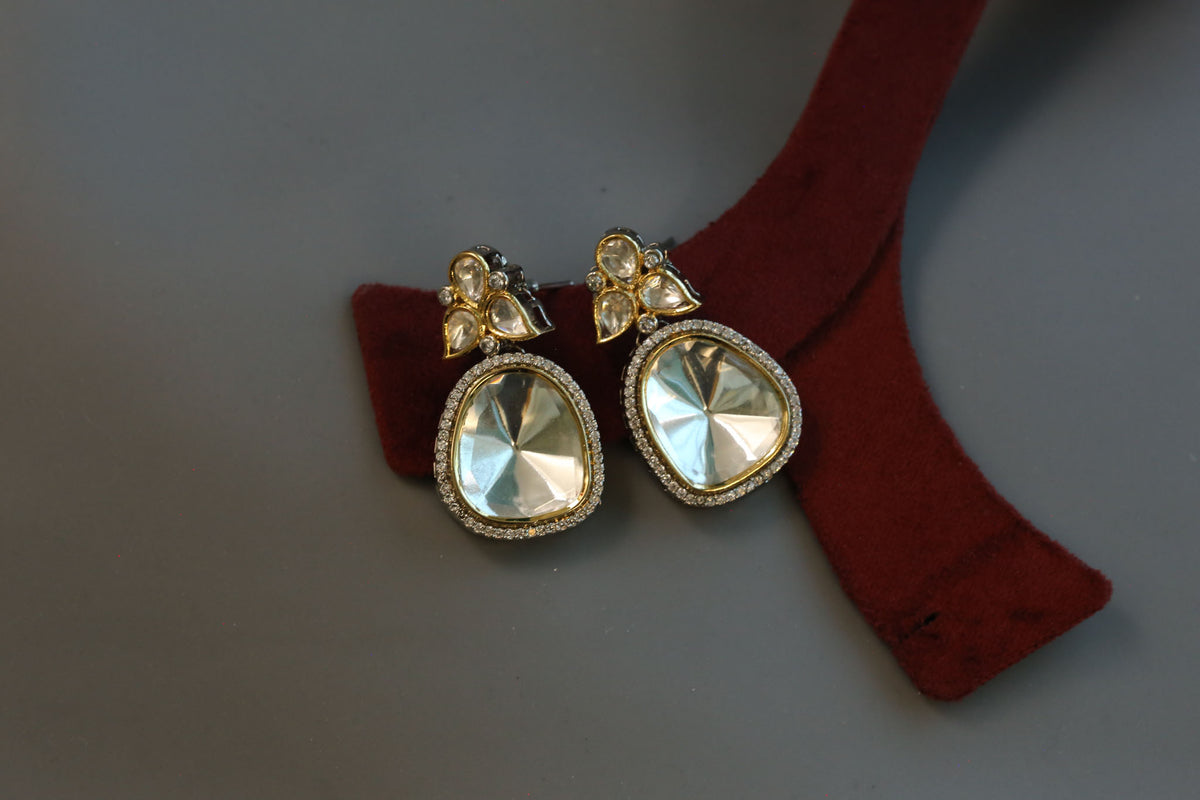 Meesha Uncut Polki Earrings