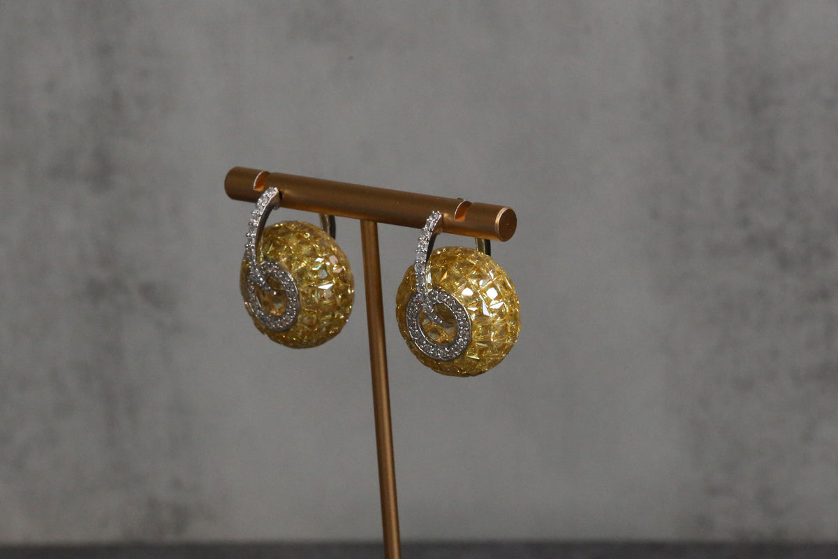 Premium Invisible Setting Hoops - Yellow