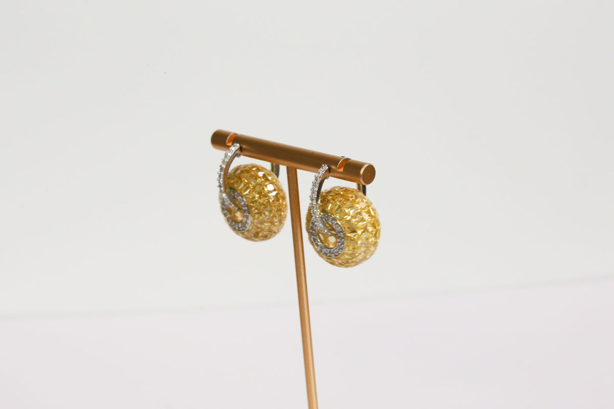Premium Invisible Setting Hoops - Yellow