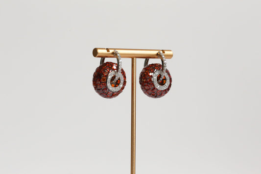 Premium Invisible Setting Hoops - Red