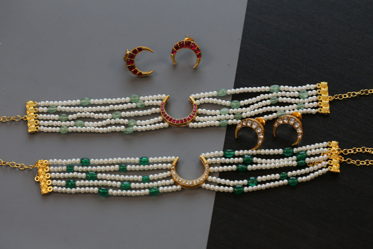 Chand Choker Necklace Set