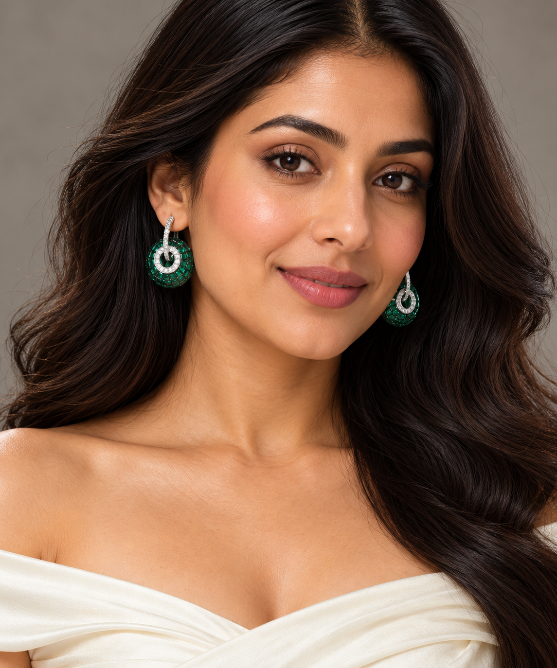 Premium Invisible Setting Hoops - Green