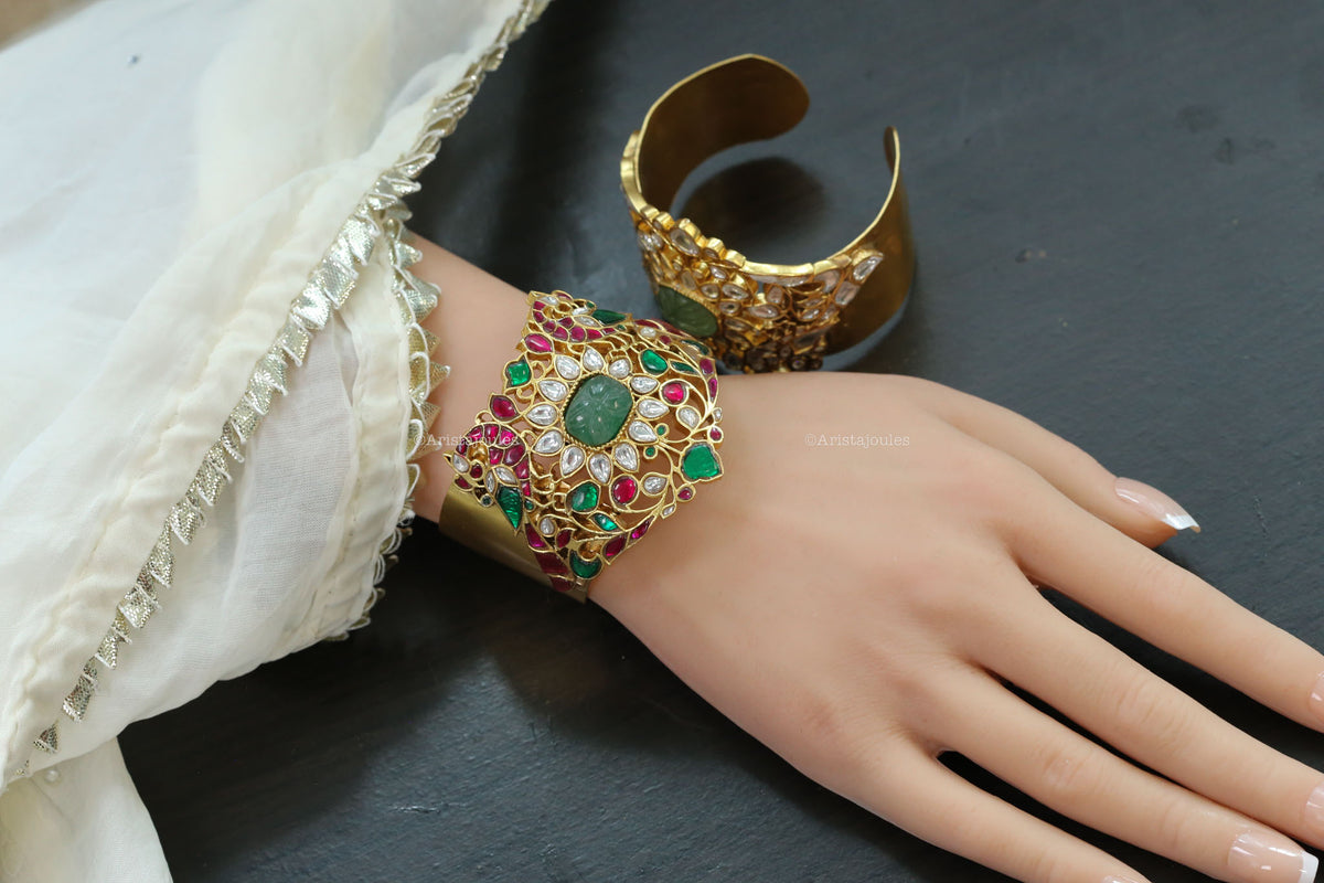 Yukta Designer Jadau Kundan Cuff