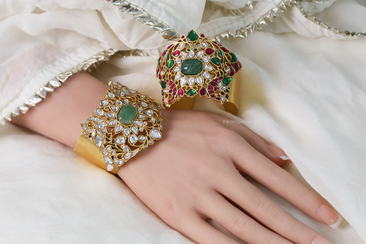 Yukta Designer Jadau Kundan Cuff