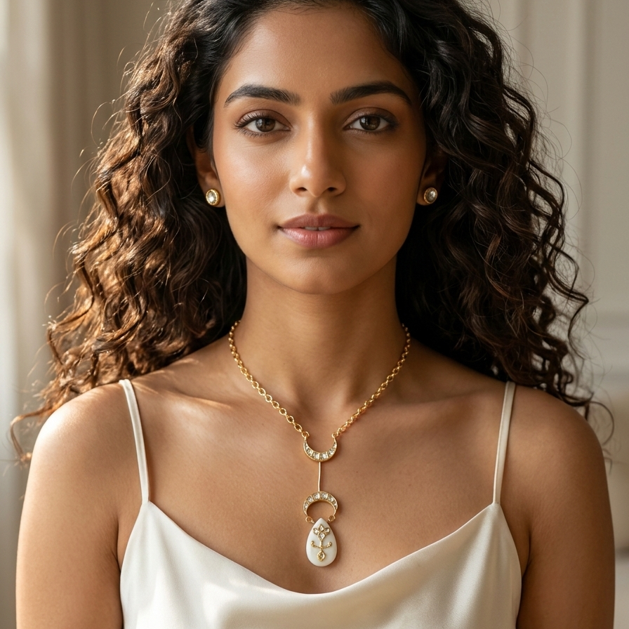 Anjali Contemporary Jadau Kundan Necklace