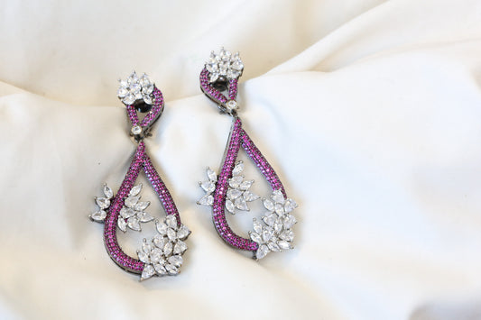 Amoura Pave Setting CZ Earrings