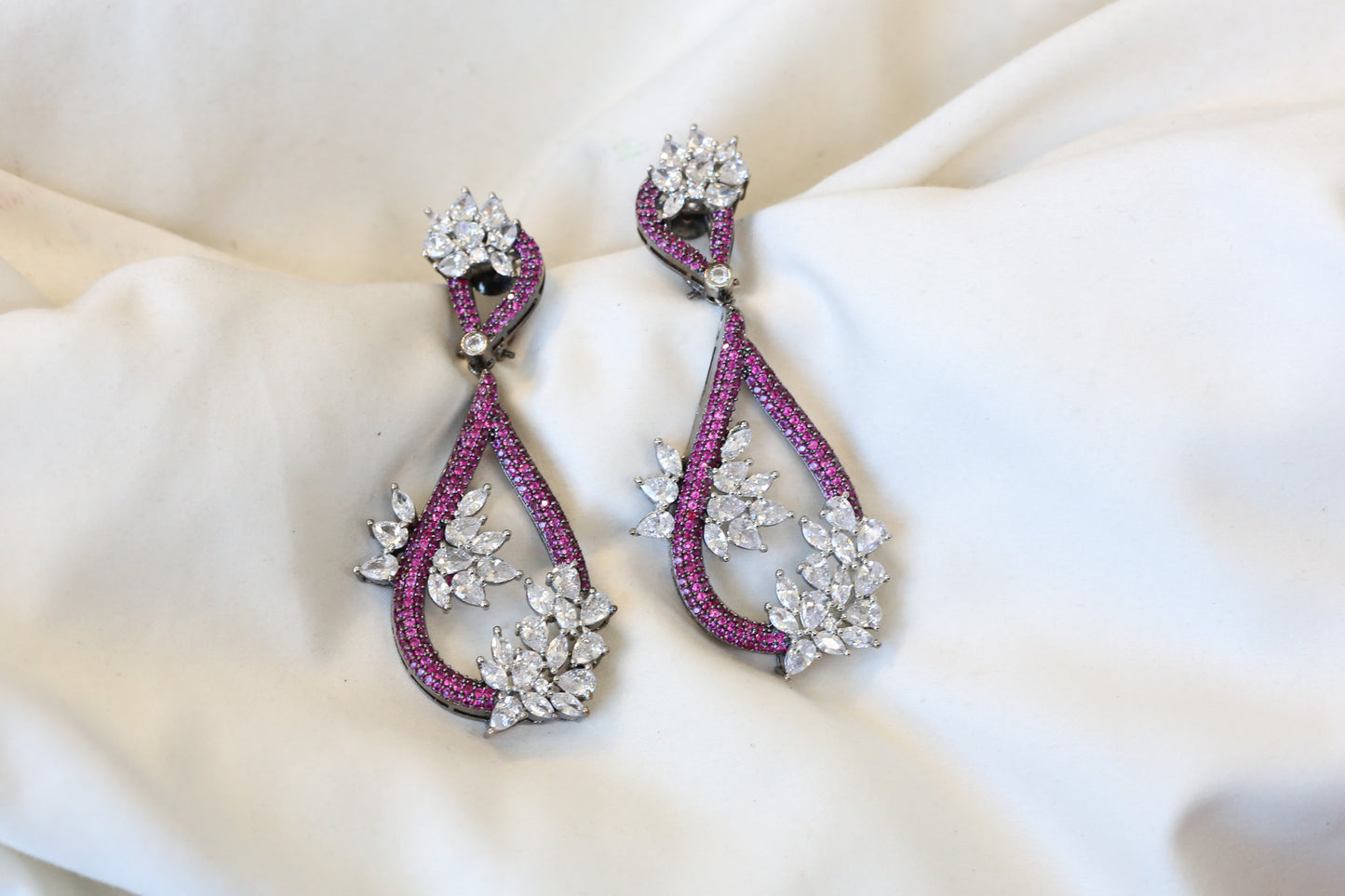Amoura Pave Setting CZ Earrings