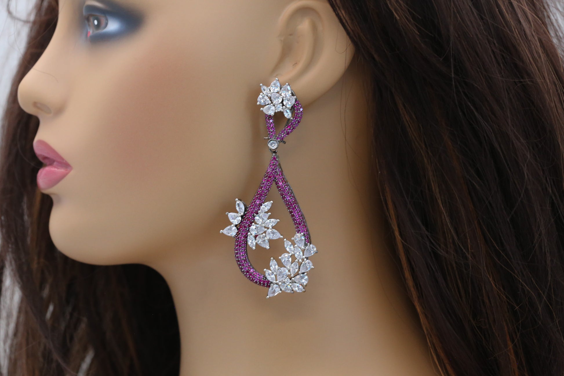 Amoura Pave Setting CZ Earrings