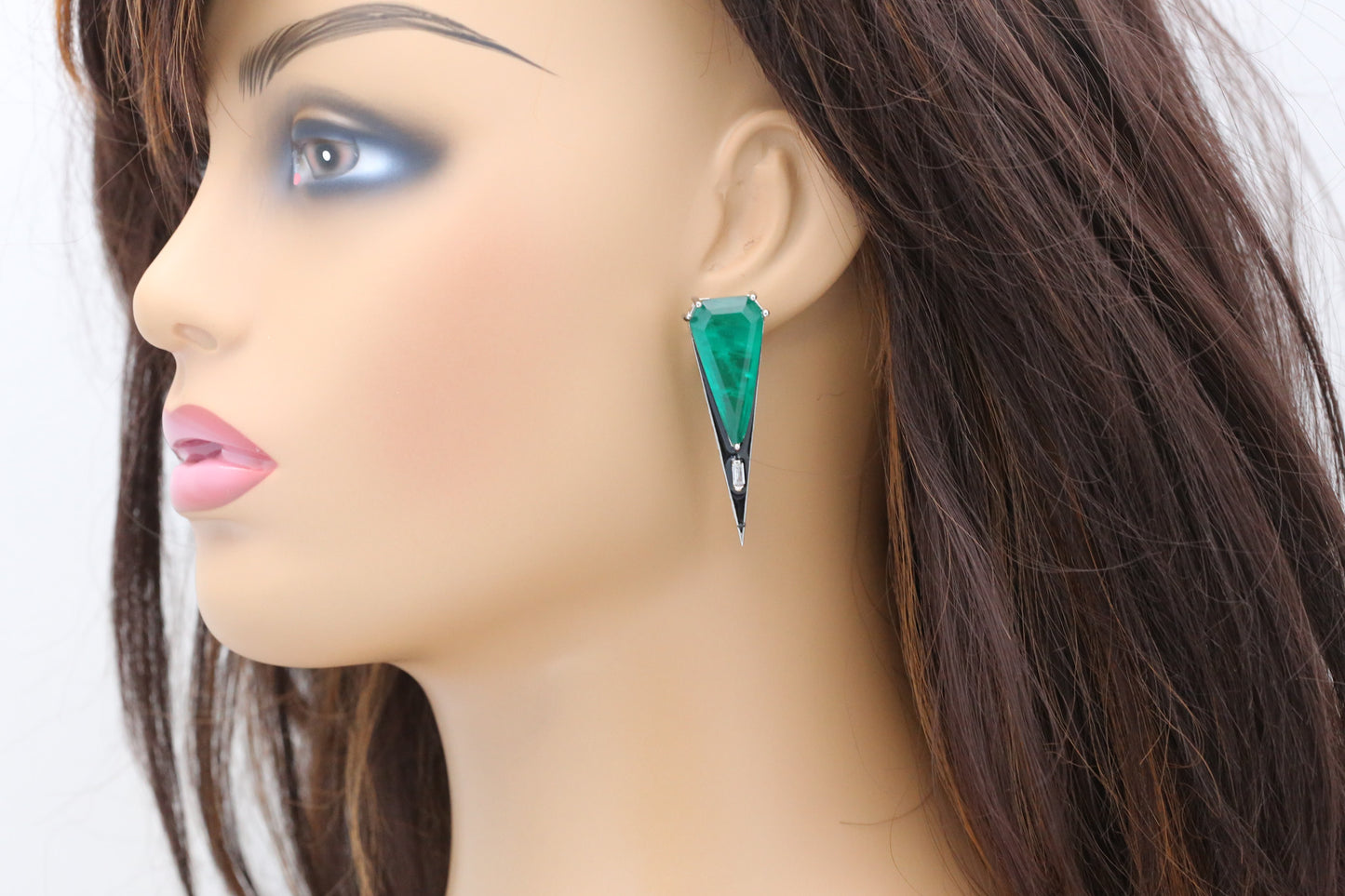Roop Green Doublet Studs