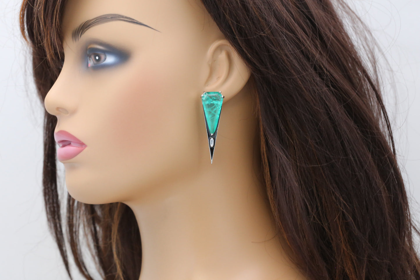 Roop Sea Green Doublet Studs