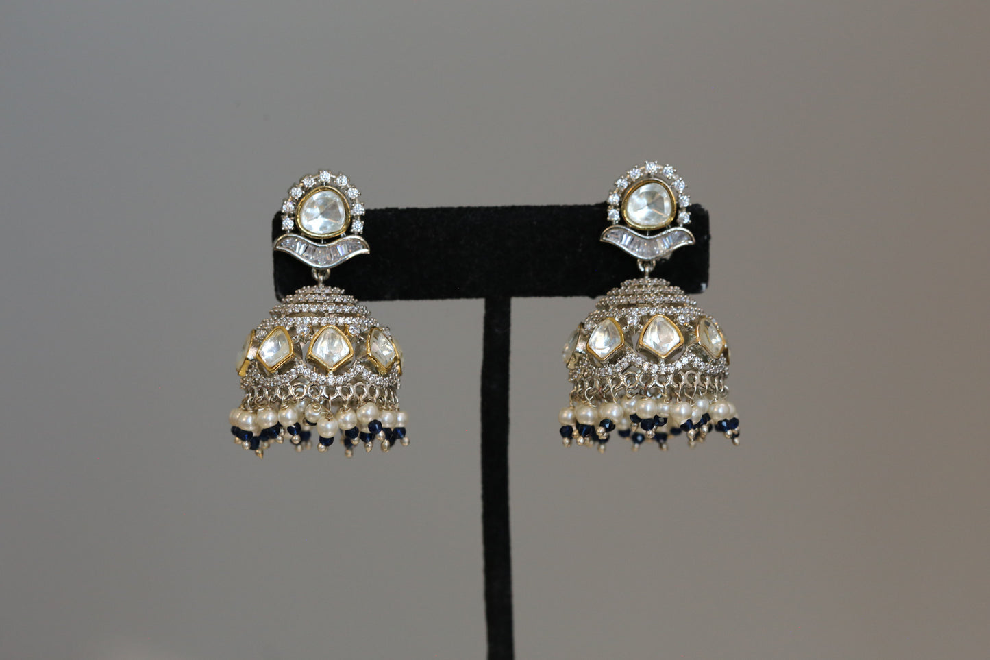 Moissanite CZ Jhumka