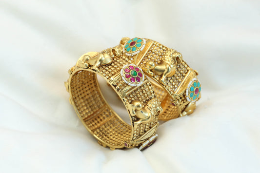 Fusion Jadau Kundan Bangle  (B101-20)