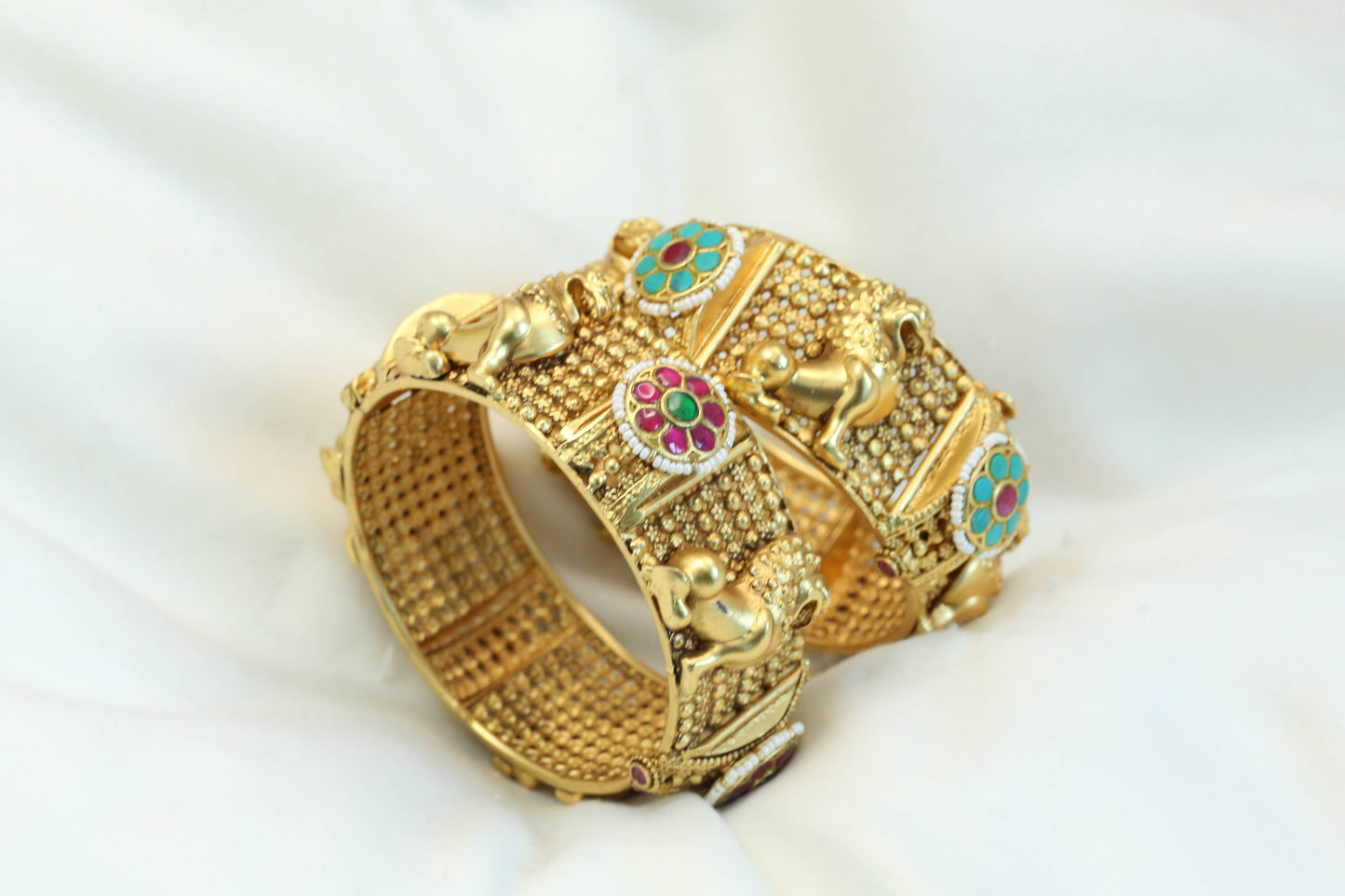 Fusion Jadau Kundan Bangle  (B101-20)