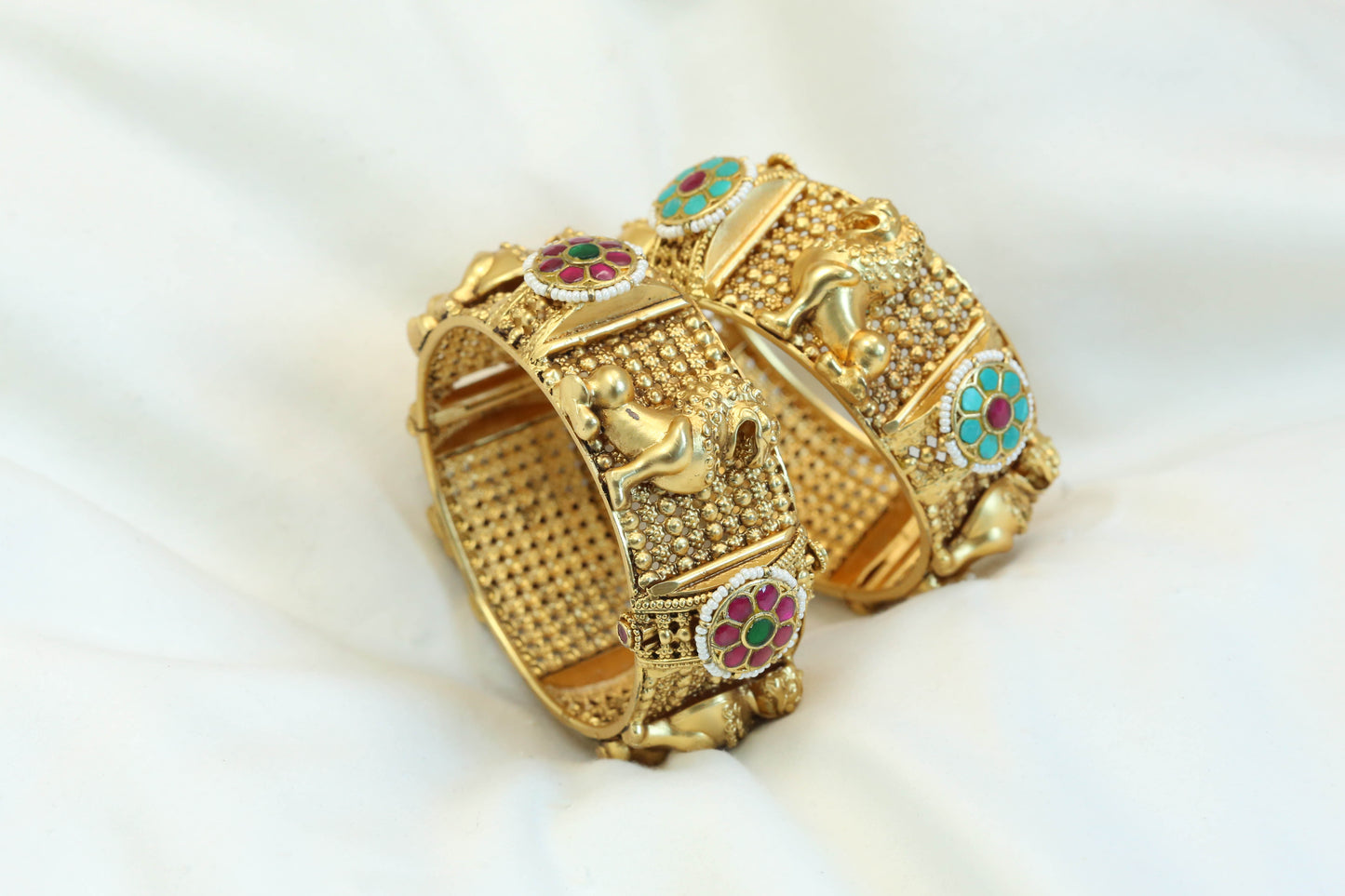 Fusion Jadau Kundan Bangle  (B101-20)