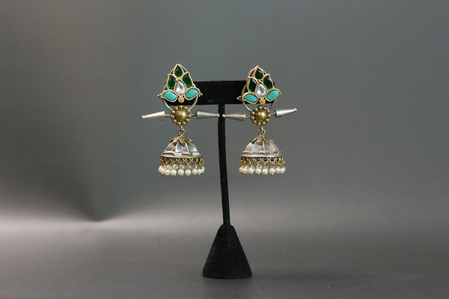 Sayna Oxidized Oxidized Jhumka