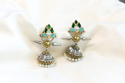Sayna Oxidized Oxidized Jhumka