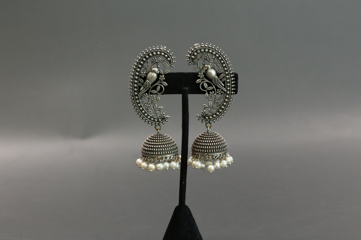 Parineeti Oxidized Jhumka