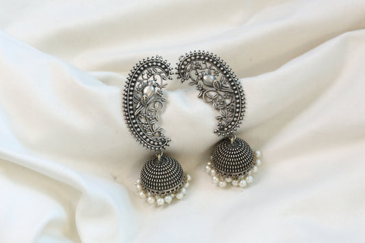 Parineeti Oxidized Jhumka