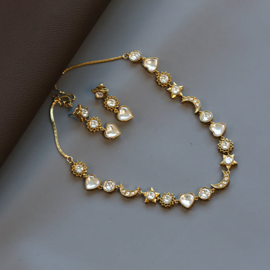 Sitara Dainty Chain Necklace Set