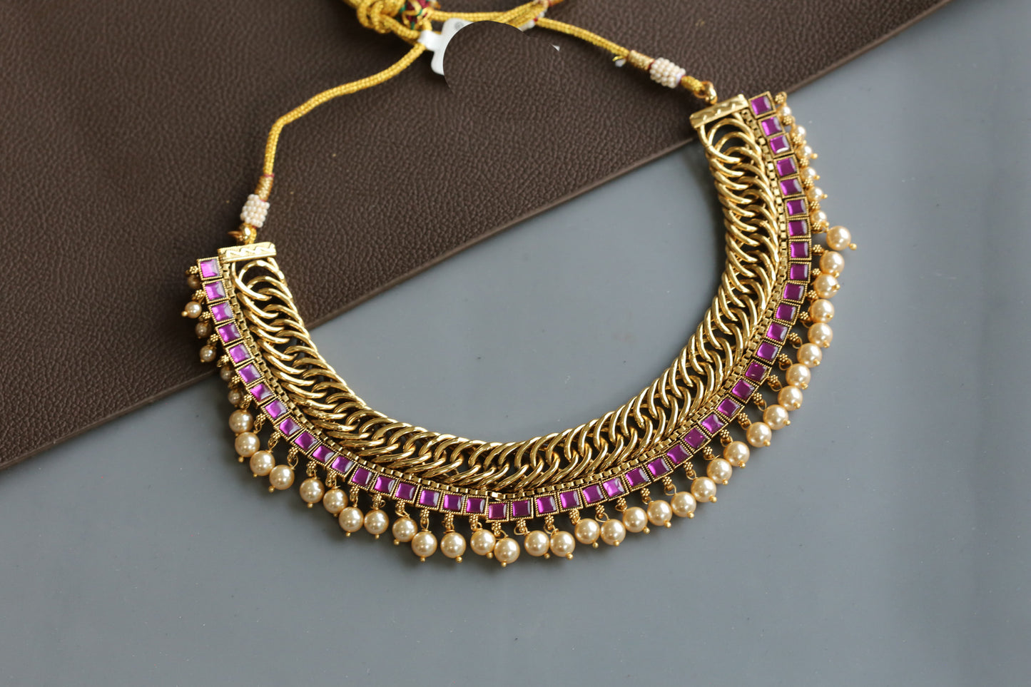 Sutarla Kemp Stone Necklace - Ruby