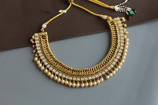 Sutarla Kemp Stone Necklace - Clear