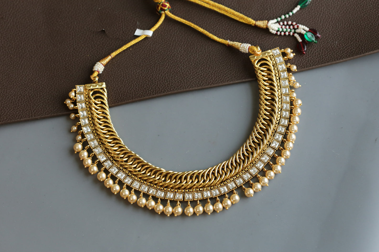 Sutarla Kemp Stone Necklace - Clear