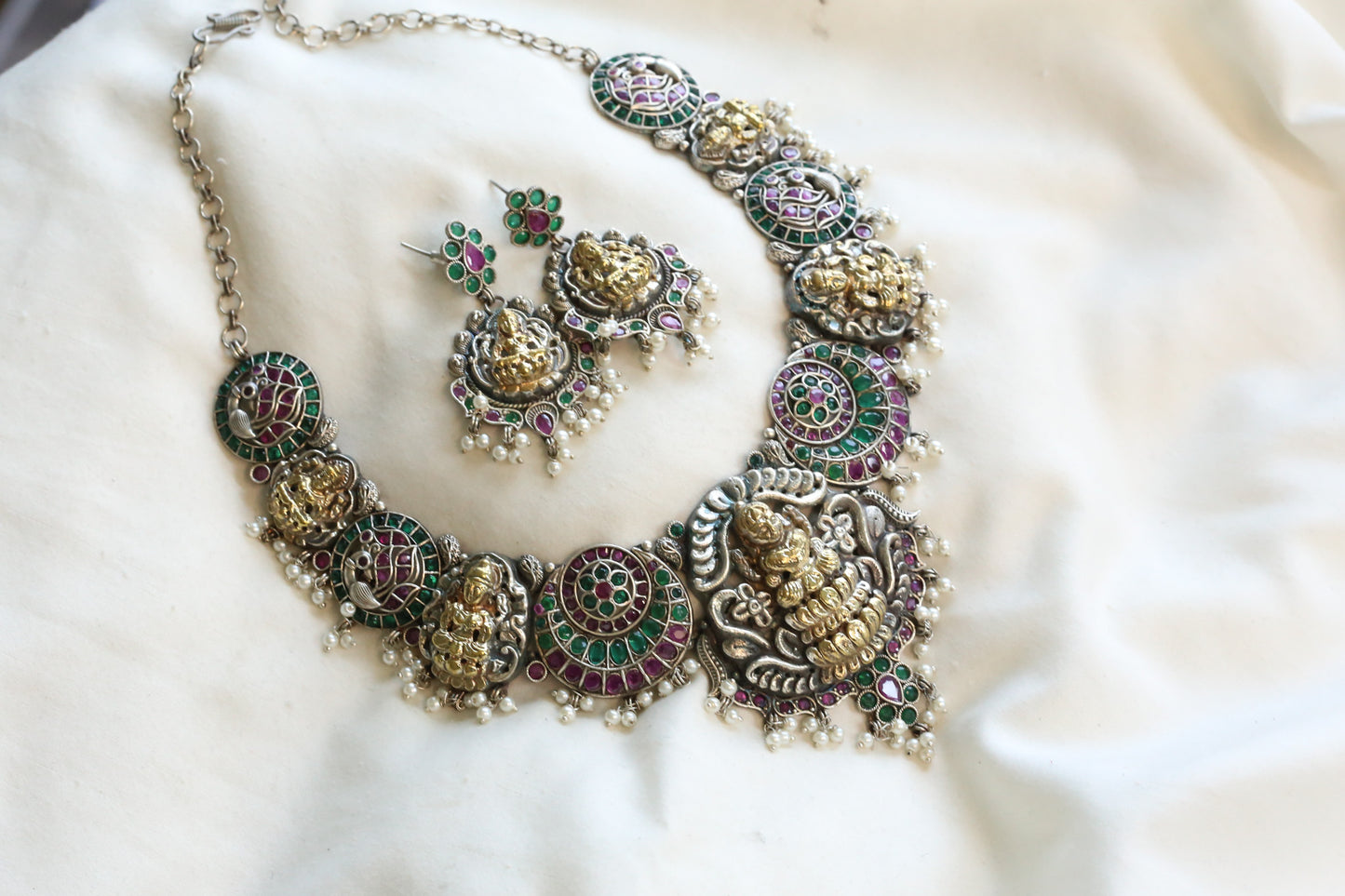 Temple Kemp Nakshi Necklace Set