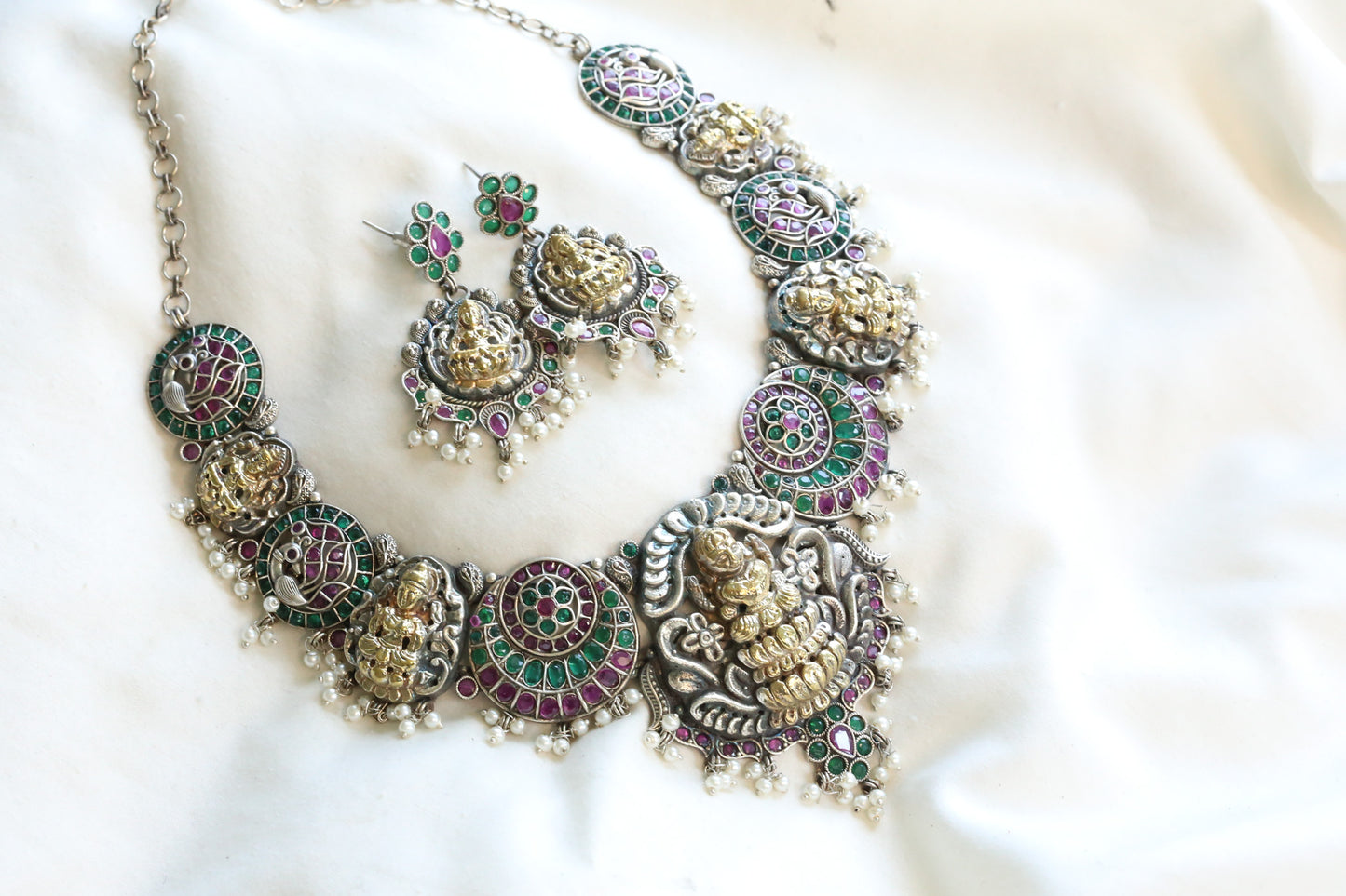 Temple Kemp Nakshi Necklace Set
