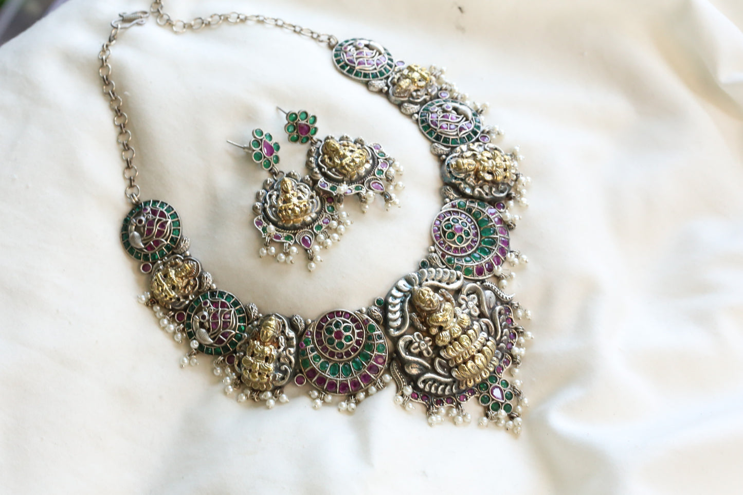 Temple Kemp Nakshi Necklace Set