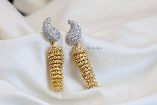 Micro CZ Layered Jhumka