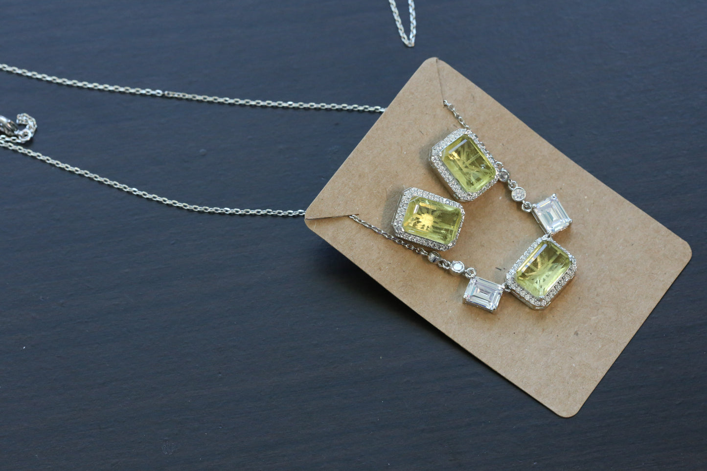 Dainty Doublet Necklace Set