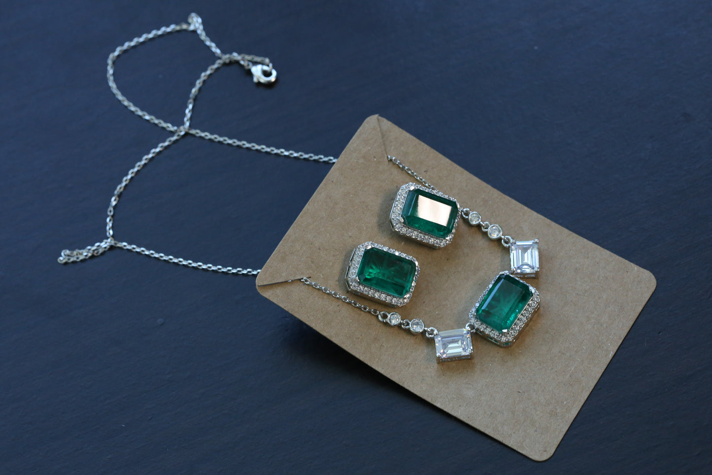 Dainty Doublet Necklace Set