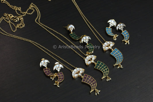 Dainty Claw Puligori Necklace Set