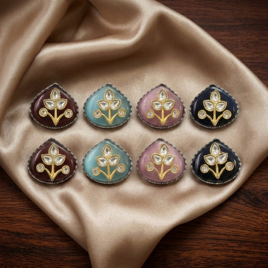 Inlay Kundan Work Studs