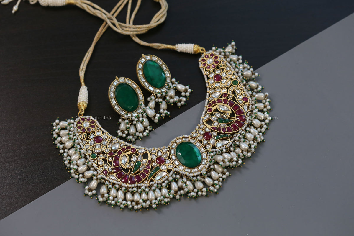 Kavya Designer Vintage Jadau Kundan Set