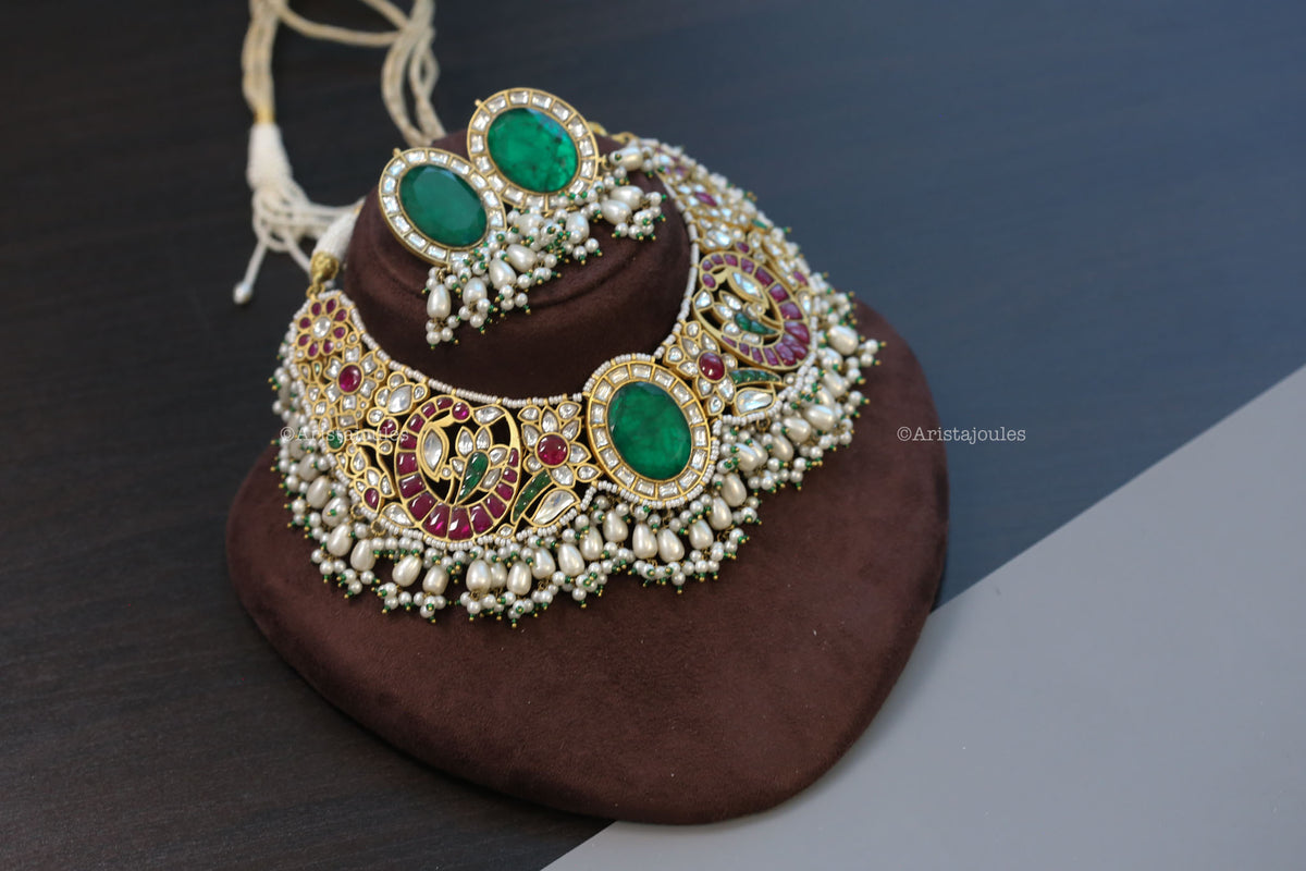 Kavya Designer Vintage Jadau Kundan Set