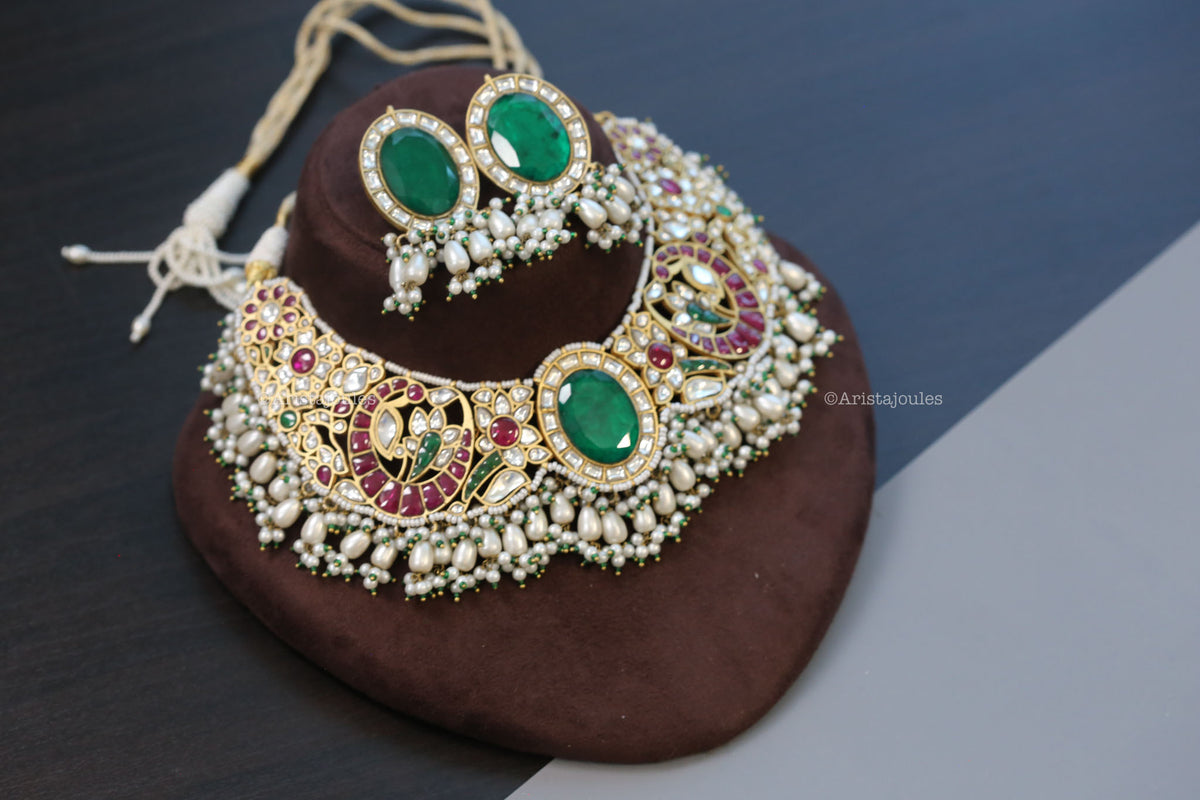 Kavya Designer Vintage Jadau Kundan Set