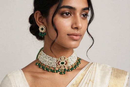 Rani Jadau Kundan Choker Set